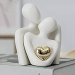 Elegante Figurine für Paare im minimalistischen Stil
