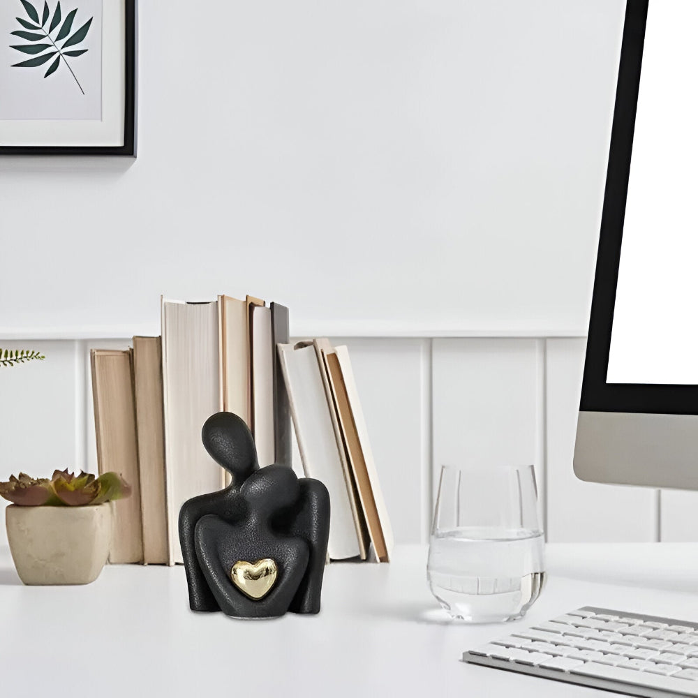 Elegante Figurine für Paare im minimalistischen Stil