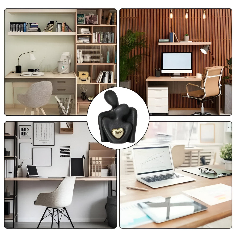 Elegante Figurine für Paare im minimalistischen Stil