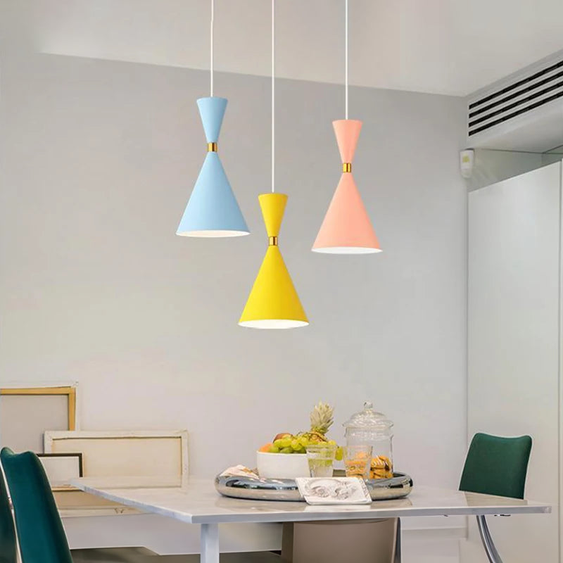 Moderne Geometrische Pendelleuchte – Verstellbare LED-Hängeleuchte für Küche und Wohnzimmer