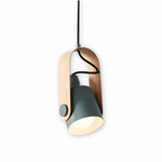 Elegant Wooden Pendant Light - Adjustable Kitchen Lighting for Modern Spaces