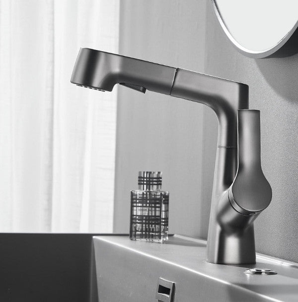 Elegant faucet with flexible hand shower for your bathroom