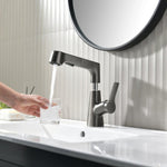 Elegant faucet with flexible hand shower for your bathroom