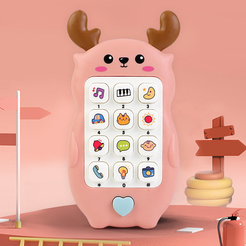 Children's Toy Phone with Sensory Sound in a Playful Design