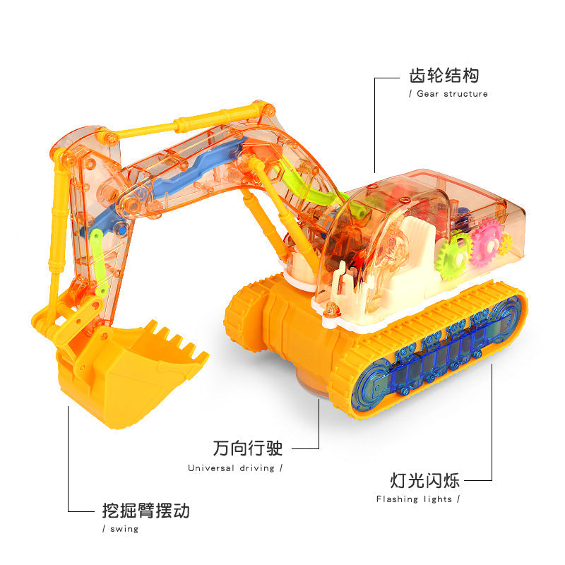 Disco Toy Excavator for Music Lovers