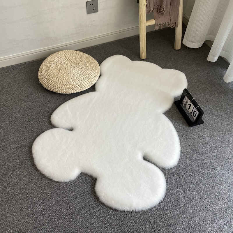 Niedlicher Bären-Teppich – Weicher Dekoteppich für Kinderzimmer und Wohnzimmer