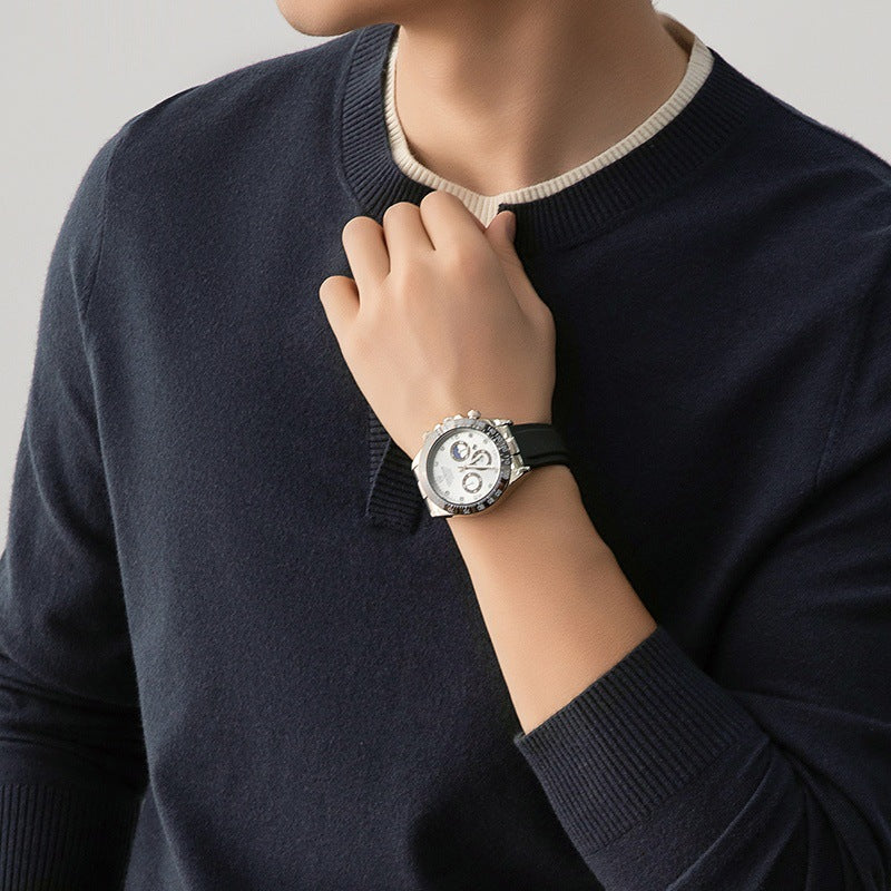 Sporty Men's Bracelet with Versatile Functions