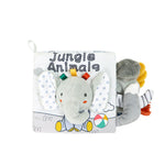 Plush sensory activity book for children