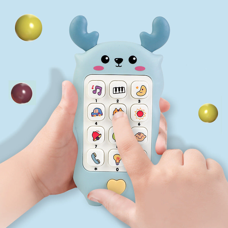 Children's Toy Phone with Sensory Sound in a Playful Design