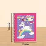 Selbstlösliches Wasser-Malbuch-Set für Kinder mit Pinsel (6 Stück)
