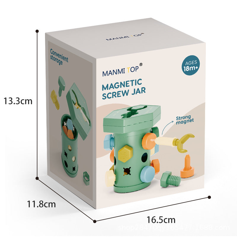 Montessori-style Screw Playset