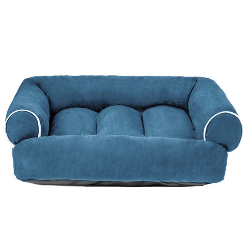 Orthopedic Velvet Dog Bed – Warmth and Support for Every Dog