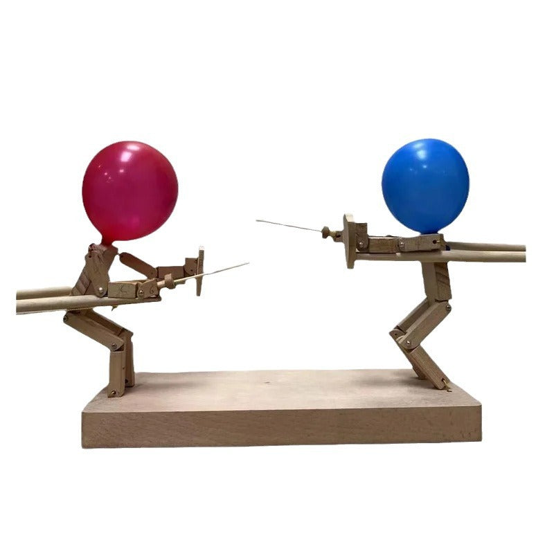 Fencing game with balloons