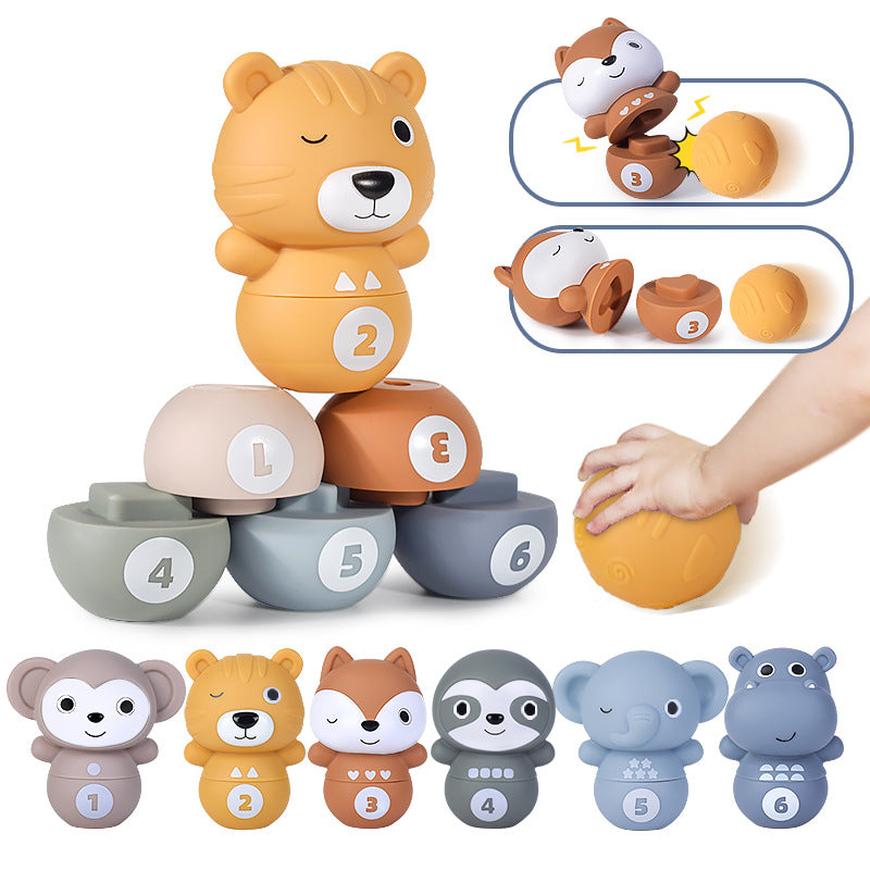 Sensory Building Blocks for Children with Animal Motifs