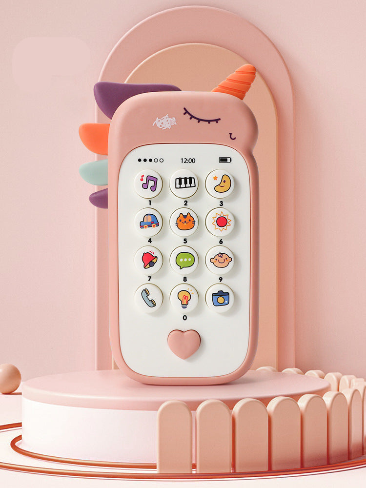 Children's Toy Phone with Sensory Sound in a Playful Design