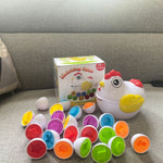 Learning Toy Set with Colorful Eggs for Kids