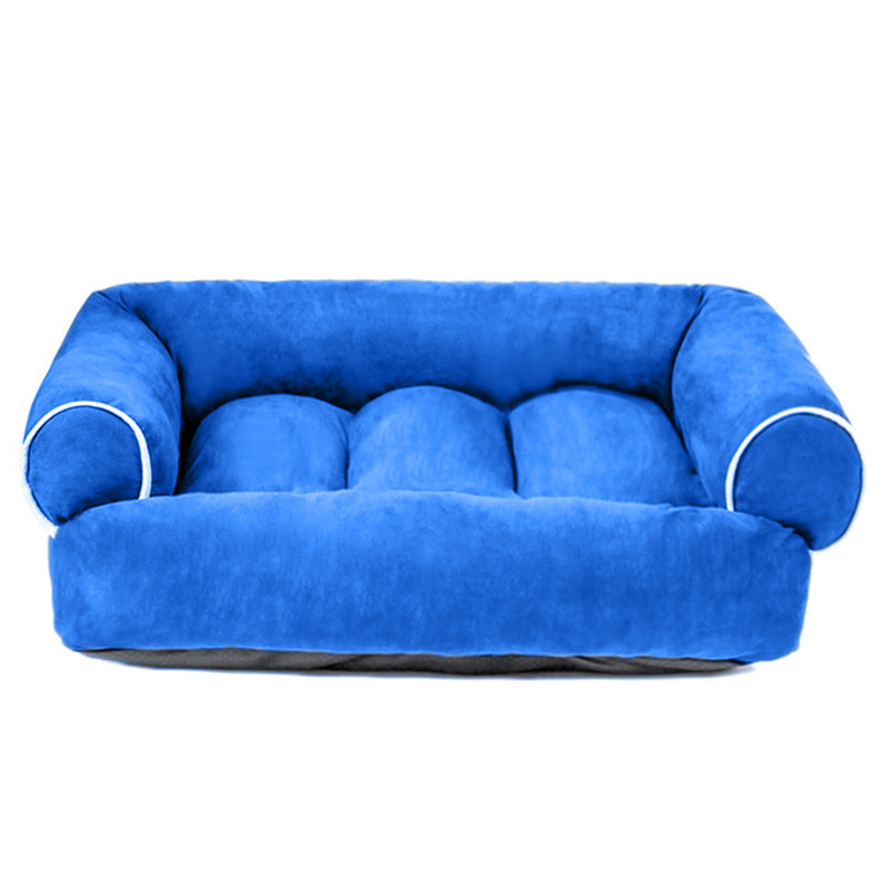 Orthopedic Velvet Dog Bed – Warmth and Support for Every Dog