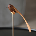 Elegant Wooden Sculptures in Scandinavian Style – Set of 2 for Your Home