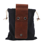 Leder- und Canvas-Bushcraft-Tasche