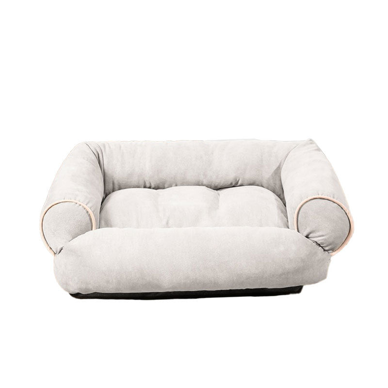 Orthopedic Velvet Dog Bed – Warmth and Support for Every Dog