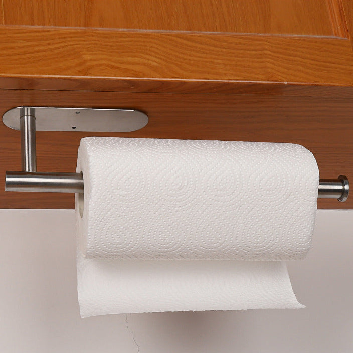 Elegante Edelstahlhalterung – Selbstklebend für Ordnung und Stil