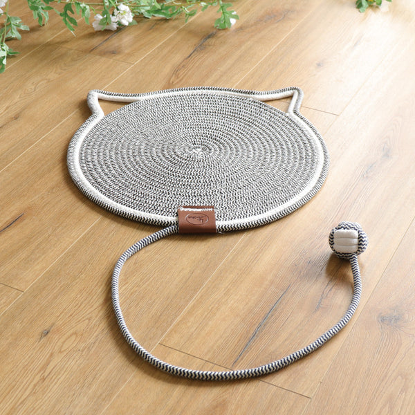 2-in-1 Katzenkratzmatte und Spielunterlage CatJoy