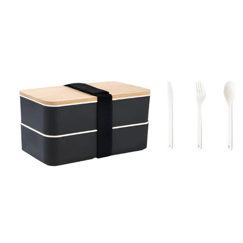 Smarte Bento-Box mit Besteck für unterwegs – Ideal für jede Mahlzeit