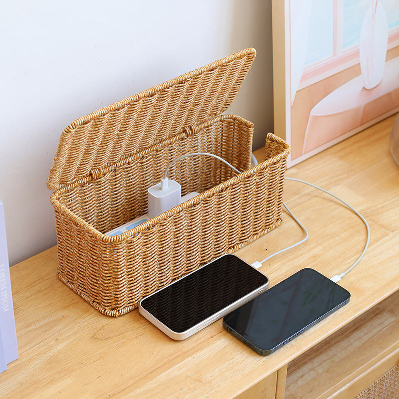 Rustikale Kabelorganisation mit der KabelBox NaturStyle