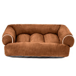 Orthopedic Velvet Dog Bed – Warmth and Support for Every Dog