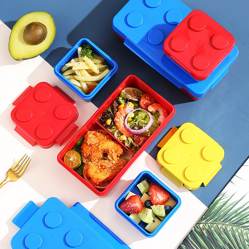 Child-friendly Snack Box Made of Building Blocks – Fun Design