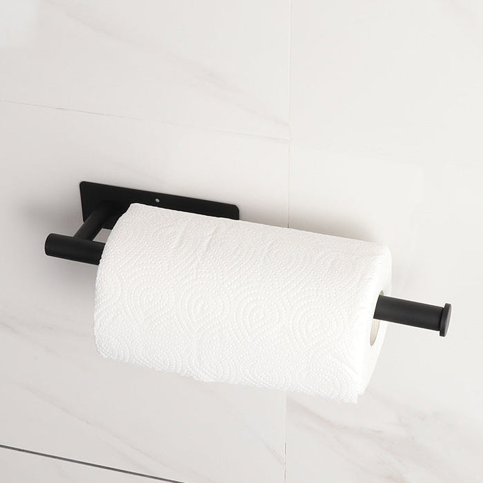 Elegante Edelstahlhalterung – Selbstklebend für Ordnung und Stil