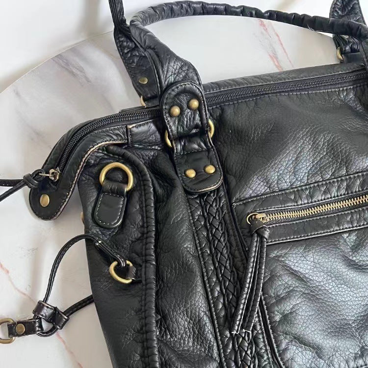 Stilvolle Damenhandtasche im Retro-Look