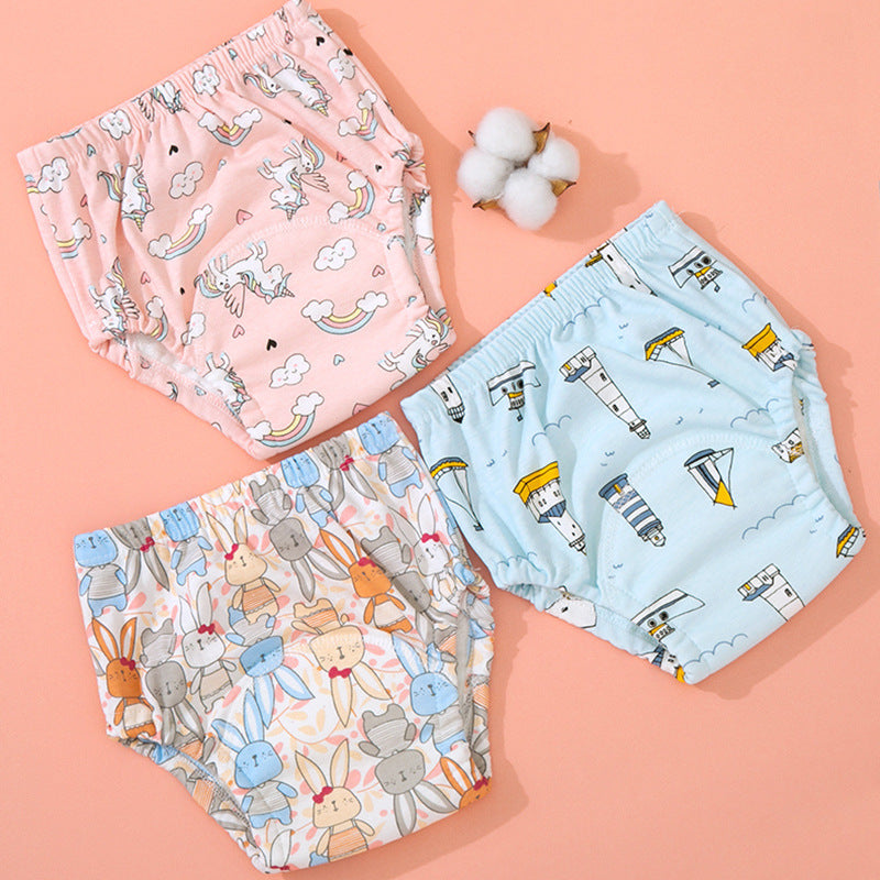Reusable diapers for easy potty training