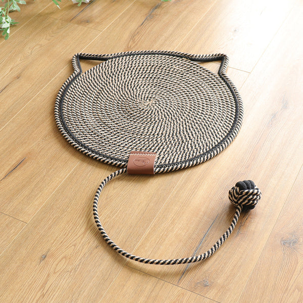 2-in-1 Kratzteppich und Spielmatte für Katzen
