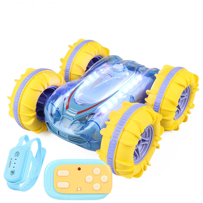 Waterproof and robust amphibious remote-controlled vehicle