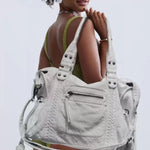 Stilvolle Damenhandtasche im Retro-Look