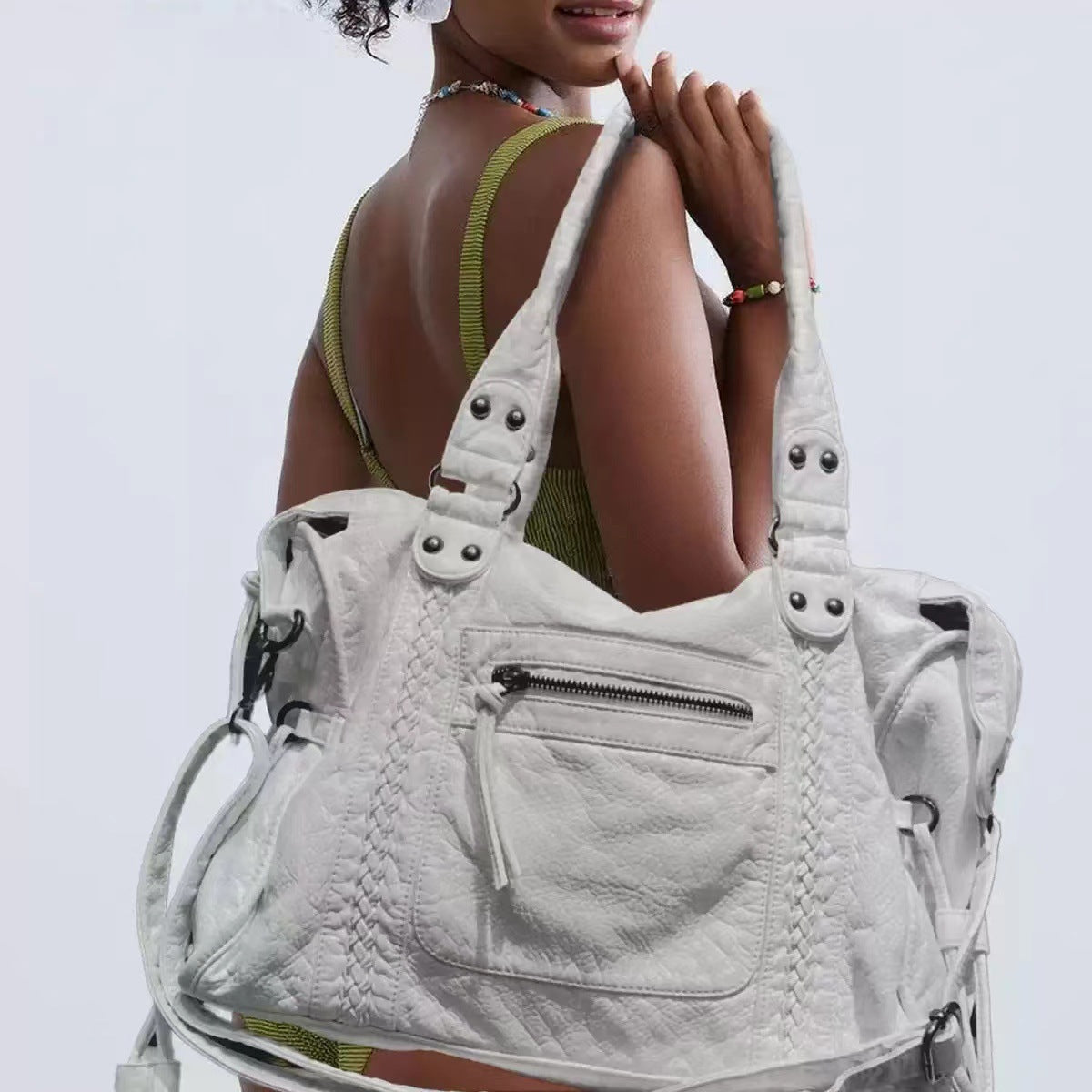 Stilvolle Damenhandtasche im Retro-Look