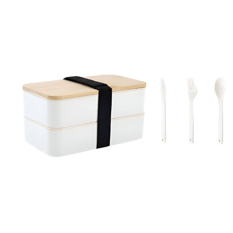 Smarte Bento-Box mit Besteck für unterwegs – Ideal für jede Mahlzeit