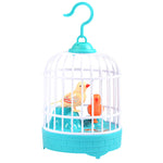 Cage toy with talking birds for children