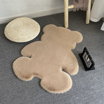 Niedlicher Bären-Teppich – Weicher Dekoteppich für Kinderzimmer und Wohnzimmer