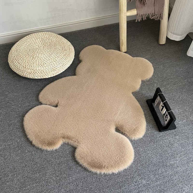 Niedlicher Bären-Teppich – Weicher Dekoteppich für Kinderzimmer und Wohnzimmer