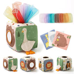 Sensory Tissue Box for Babies – Soft Touch and Crinkle Toy