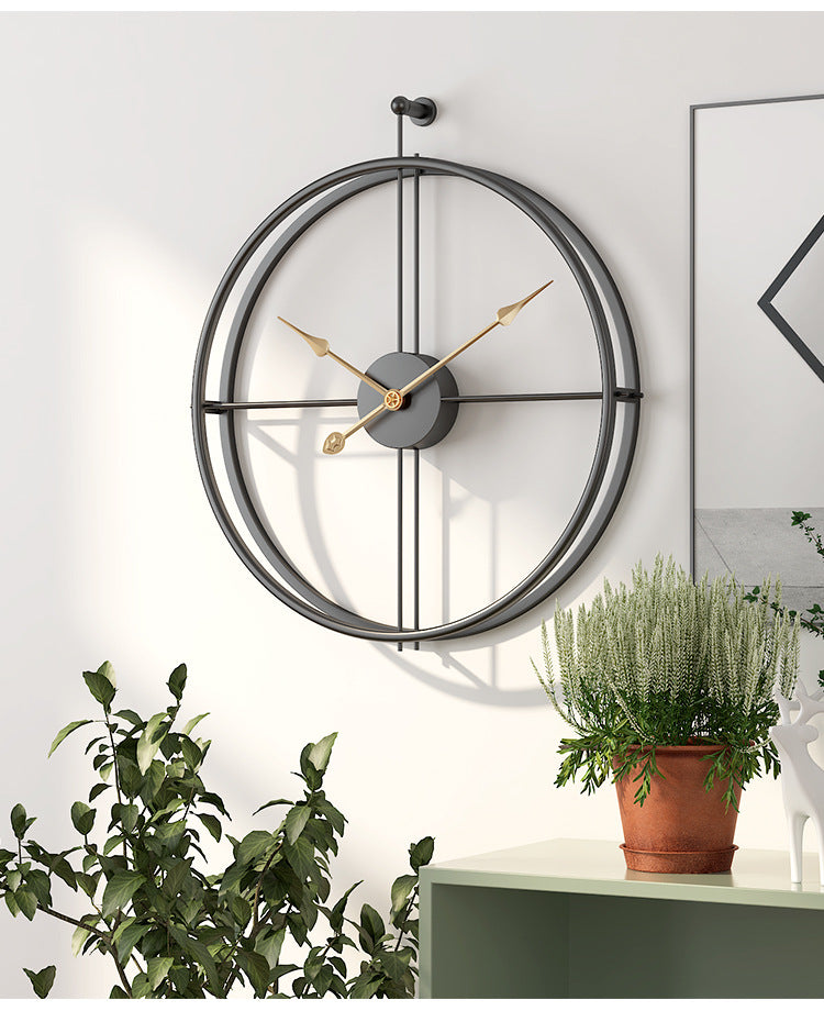 Stilvolle Wand-Uhr im Nordic Design – 50 cm Durchmesser