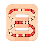 Educational Wooden Toy for Children - Handmade Rotating Bean Fidget Toy