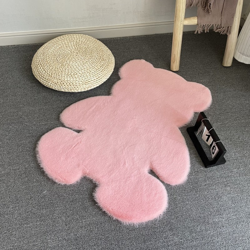 Niedlicher Bären-Teppich – Weicher Dekoteppich für Kinderzimmer und Wohnzimmer