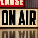 Retro Lightbox Table Lamp with On Air Sign