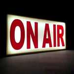 Retro Lightbox Table Lamp with On Air Sign