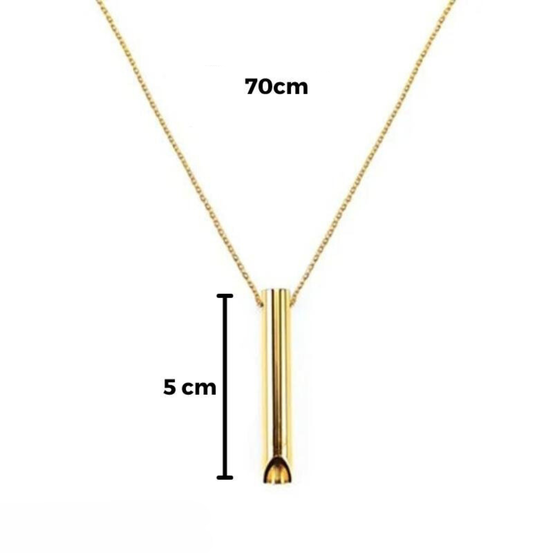 Smoking cessation necklace - Nicotine-free breathing aid