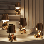 Kreative Tischlampe – Drahtloses Skulpturlicht mit Dimmer