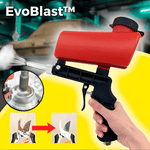 PowerBlast | Multifunktionale Sandstrahlpistole | 90 PSI Druckluft | Für Rostentfernung & Oberflächenbearbeitung